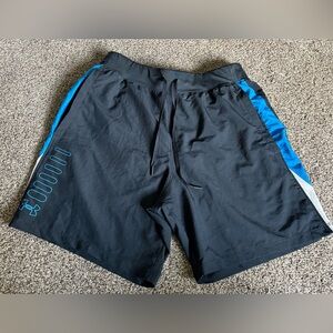 Under Armour black fitted athletic shorts in size men’s medium